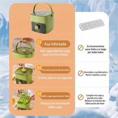 Máquina para hielo de 48 compartimientos